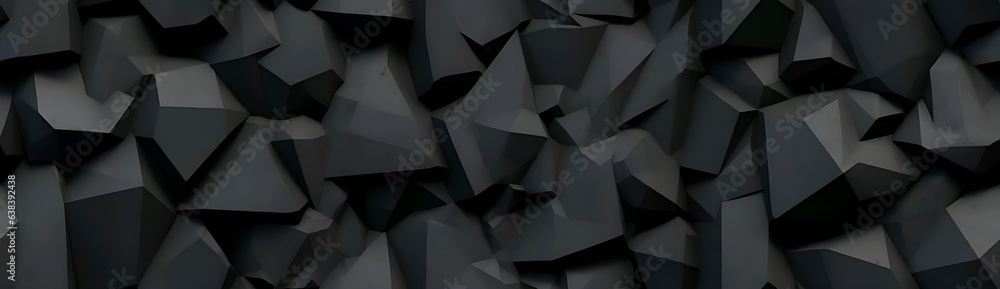 Fototapeta premium Abstract triangle geometric sample with gradient. Light Gray vector shining triangular background. A completely new design for your business. Stone textured pattern can be used for background.