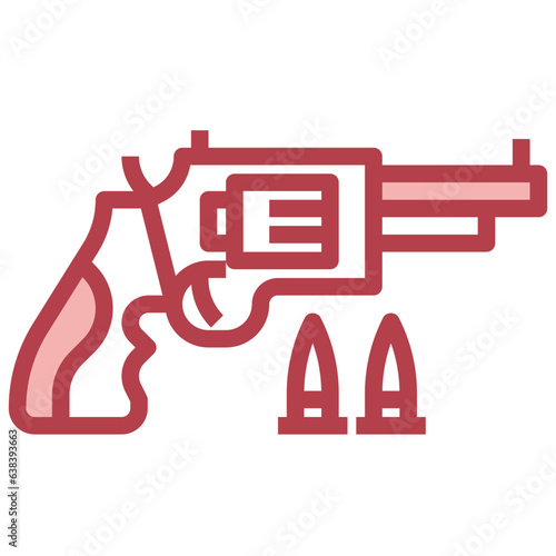 gun line icon,linear,outline,graphic,illustration