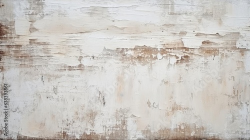 Abstract white old peeling paint grunge background 