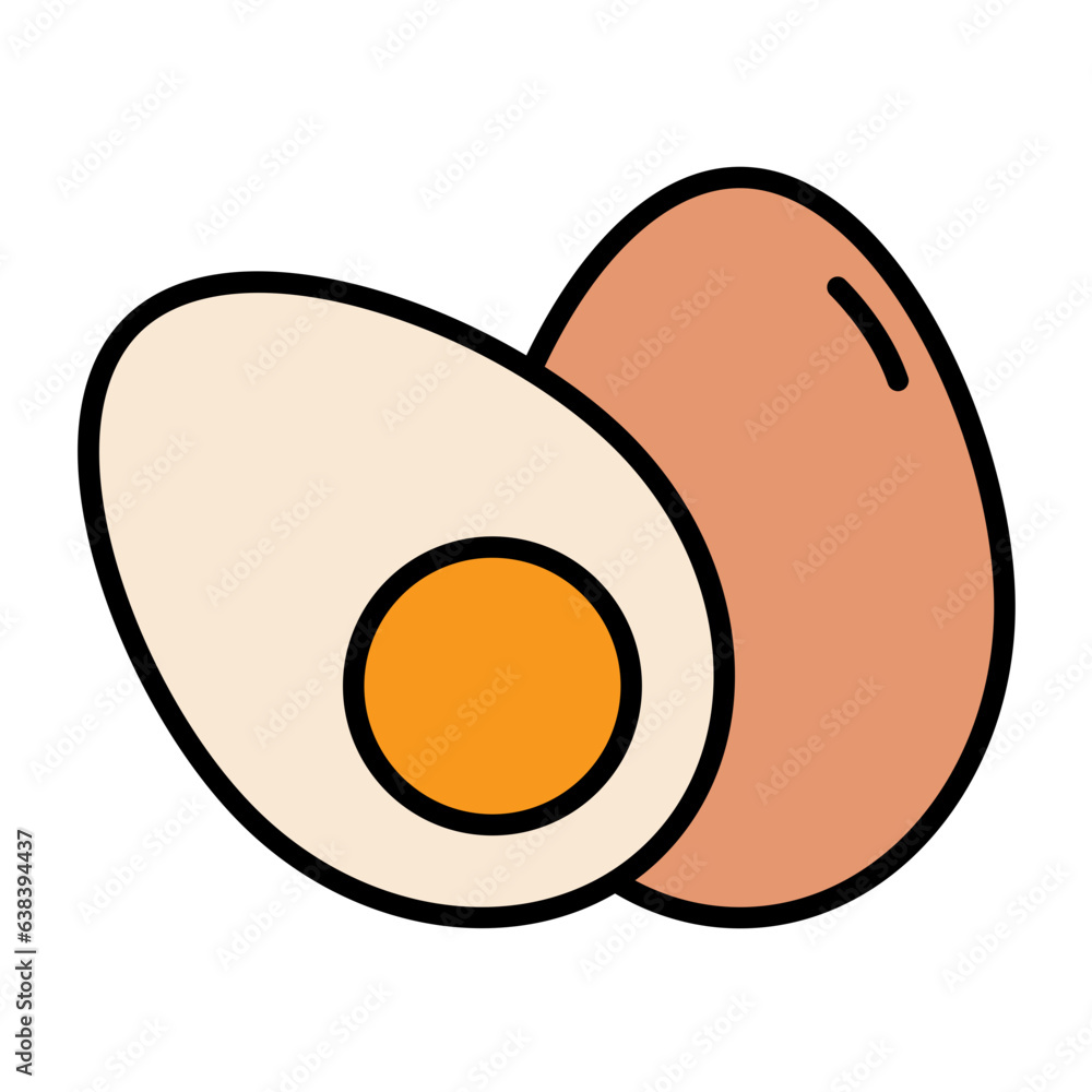 Fototapeta premium Boiled Egg Icon