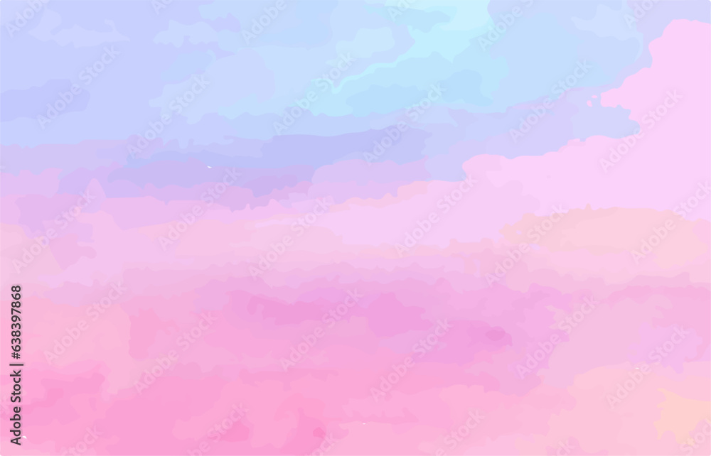 Watercolor background with splashes