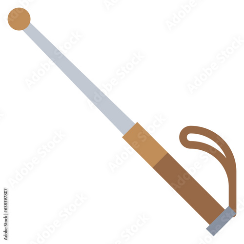 baton stick line icon,linear,outline,graphic,illustration