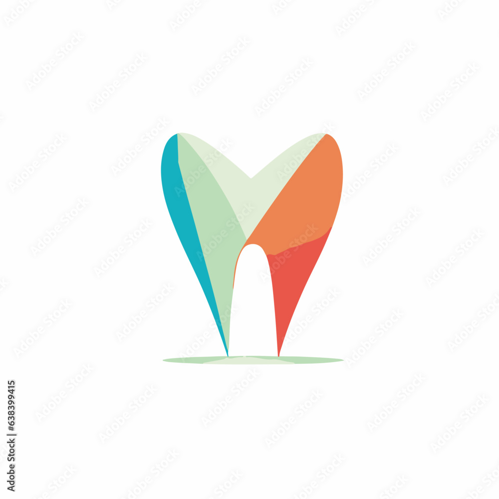 abstract gradient logo design of a colorful tooth
abstract gradient logo design of a colorful tooth