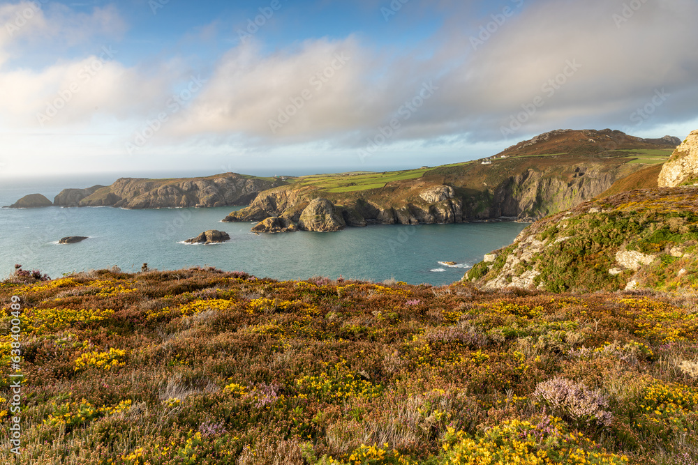 The bay of Pwll Deri on the Pembrokeshire coast in Wales