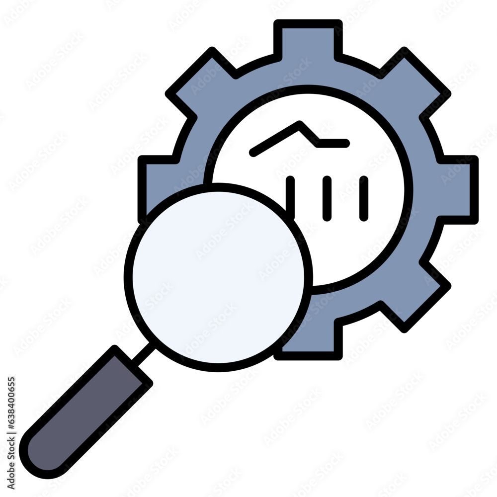 Research Process Icon Research Process Icon