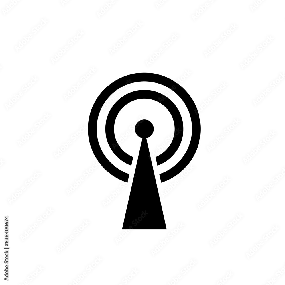 Broadcast Icon. Transmission, Transmitter. Antenna, Share Information Symbol. Broadcast Icon. Transmission, Transmitter. Antenna, Share Information Symbol.