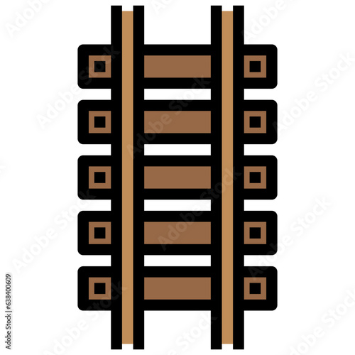 DIRECT RAILROAD line icon,linear,outline,graphic,illustration