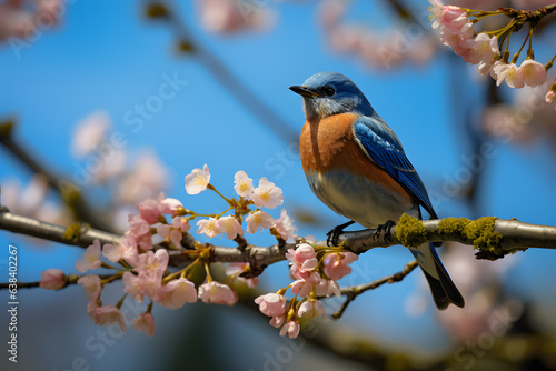 A Bluebird portrait, wildlife photography photo