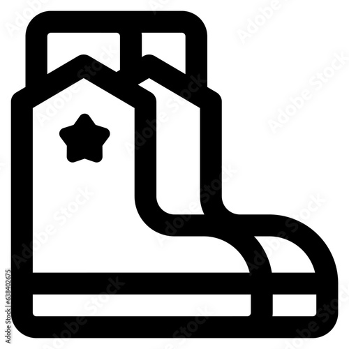 boots icon vector illustration asset element