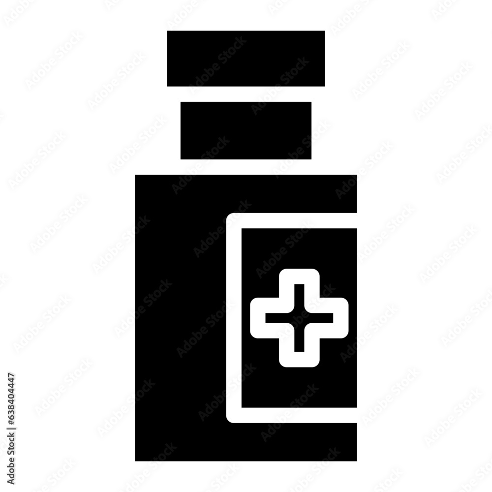 pill bottle glyph pill bottle glyph