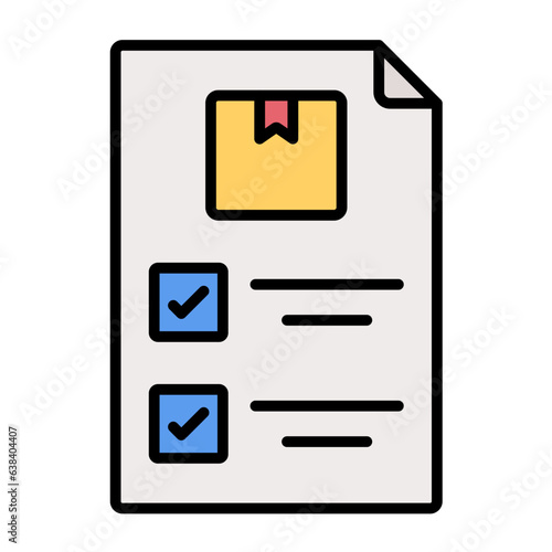 Delivery Note Icon