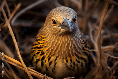 A Bowerbird portrait, wildlife photography photo