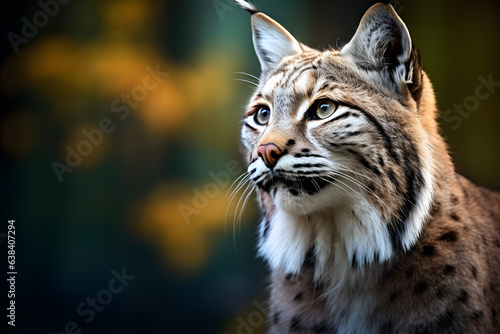 A Bobcat portrait  wildlife photography