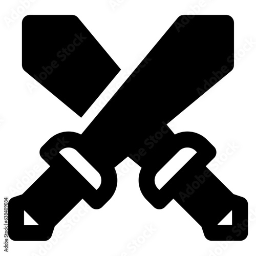sword icon vector illustration asset element