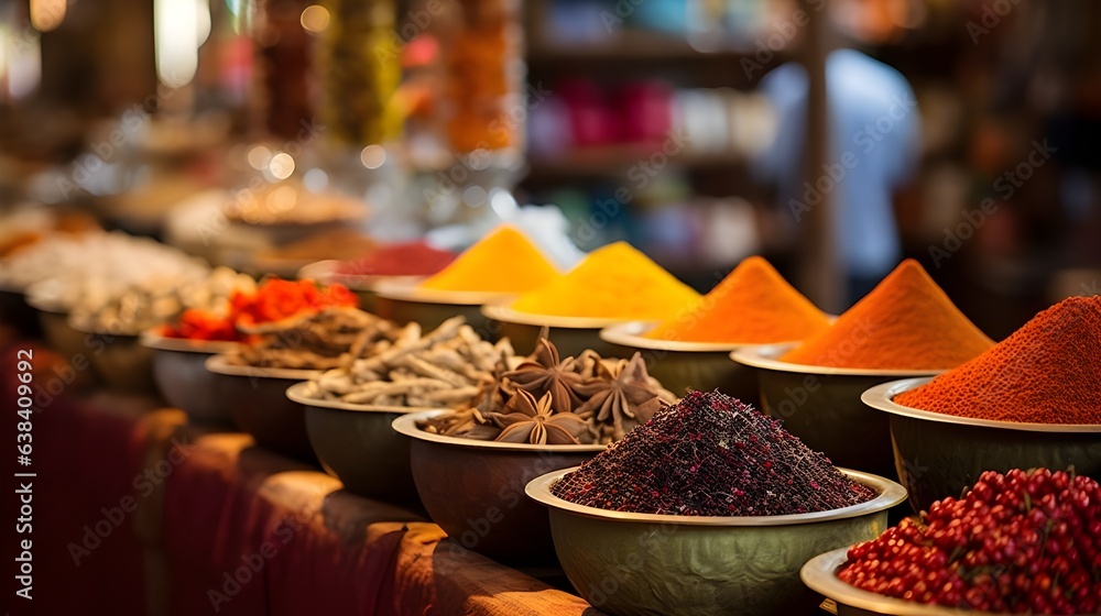 Fototapeta premium spices at the market