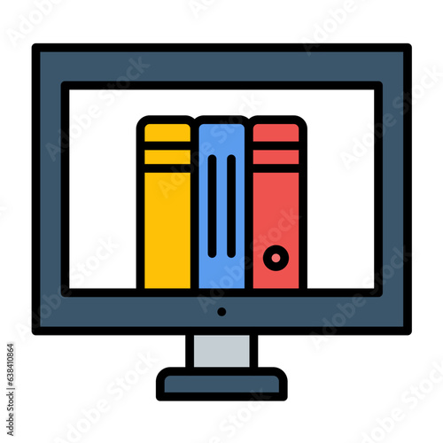 Online Library Icon