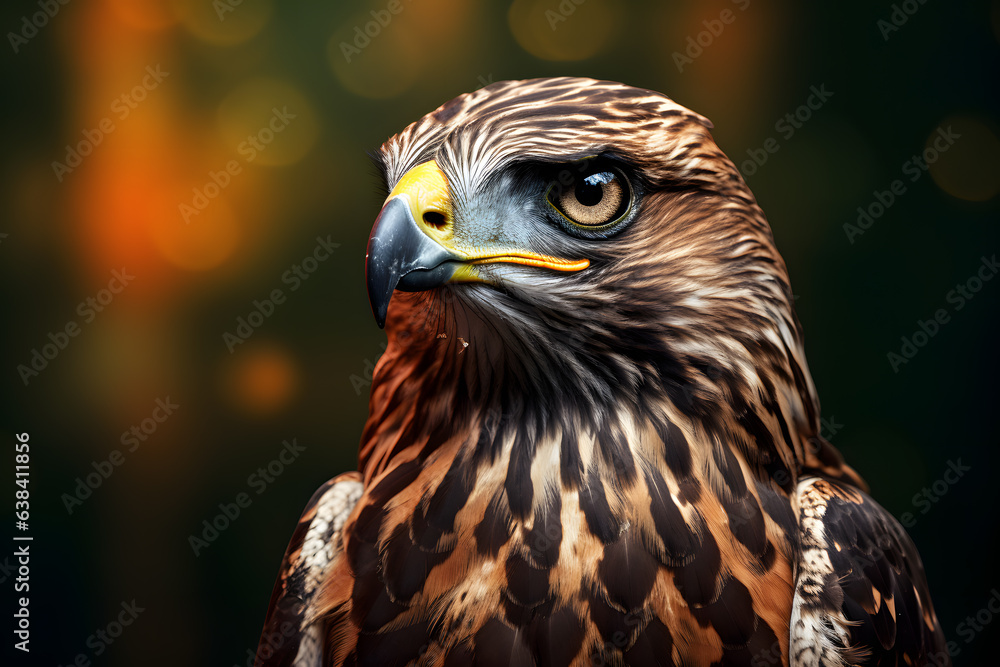 A Buzzard portrait, wildlife photography A Buzzard portrait, wildlife photography