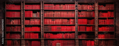 red books. old books. knowledges withstanding test of time. Wide format. Hand edited generative AI. 