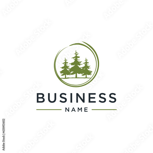 forest logo vector suitable for your company