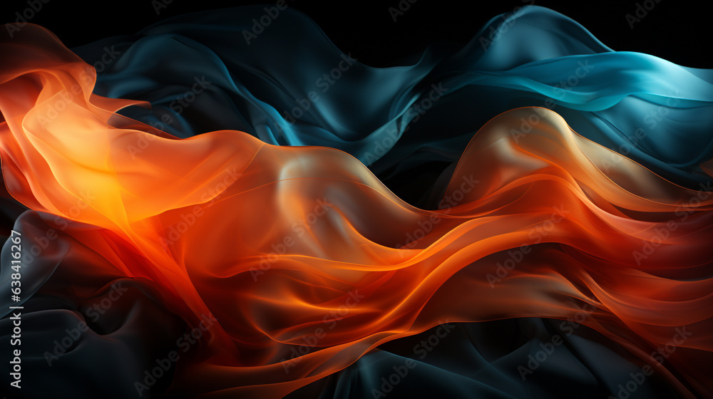 Obraz premium Transparent black background