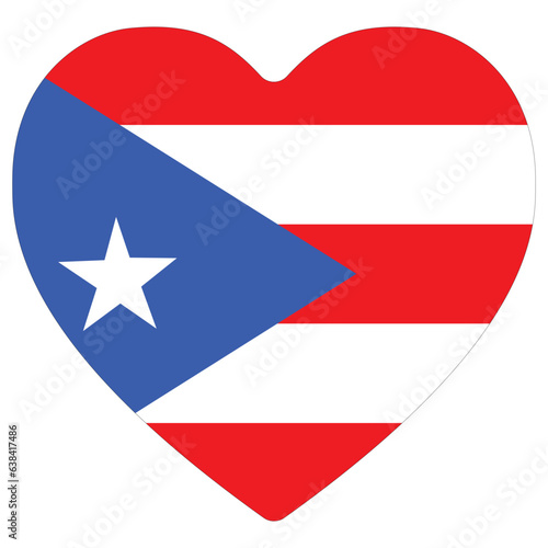 Puerto Rico flag heart shape. Flag of Puerto Rico heart shape Free Download Puerto Rico flag heart shape. Flag of Puerto Rico heart shape - GFXLoad