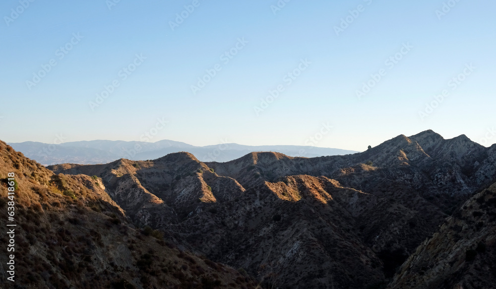Ed Davis Park in Towsley Canyon, California, during sunset