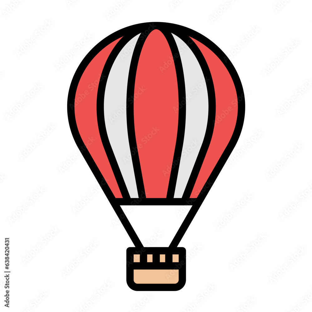 Obraz premium Air Balloon Icon