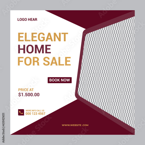 new web social media post design