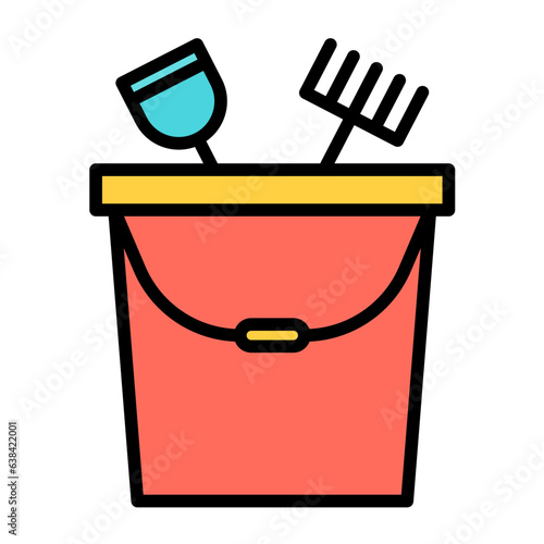 Sand Bucket Icon