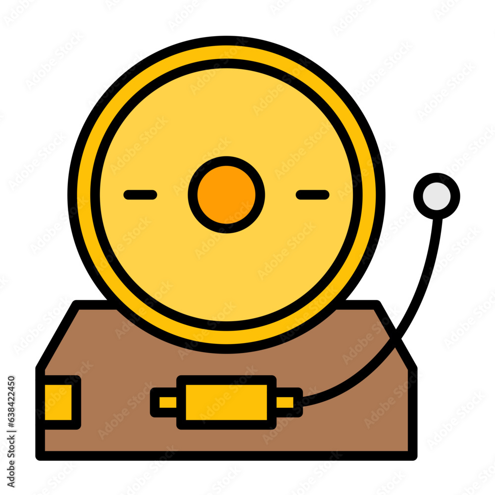 Firefighter Bell Icon Firefighter Bell Icon