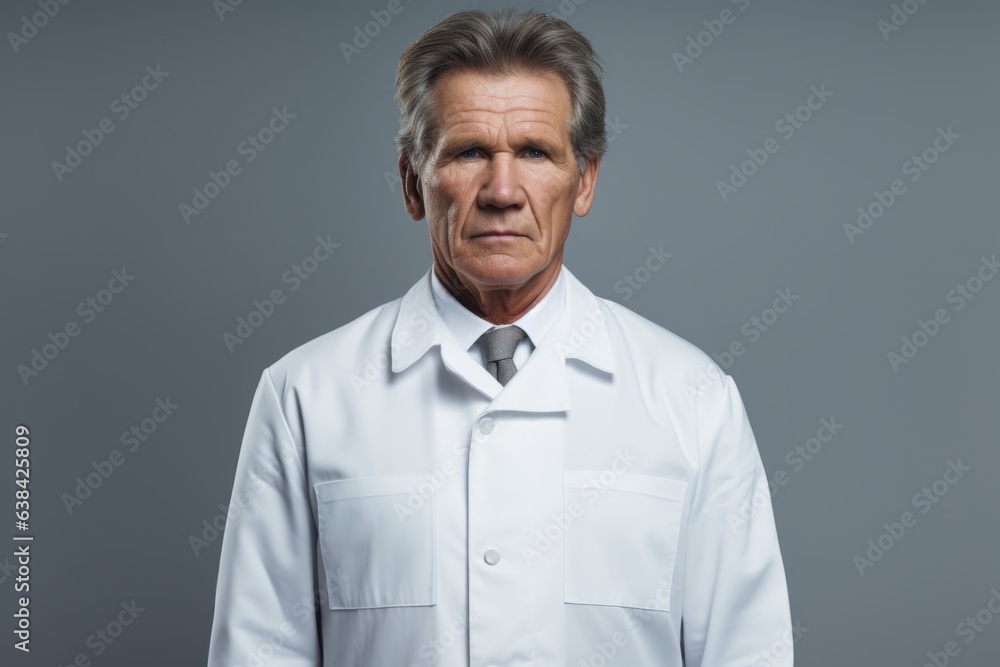 Elderly experienced doctor intelligent senior man healthcare worker confident professional medic hospital ambulance specialist psychology mental health consultant health advisor simple background Elderly experienced doctor intelligent senior man healthcare worker confident professional medic hospital ambulance specialist psychology mental health consultant health advisor simple background