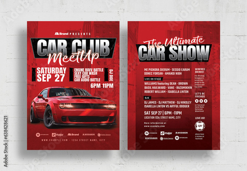 Car Meet Flyer Layout