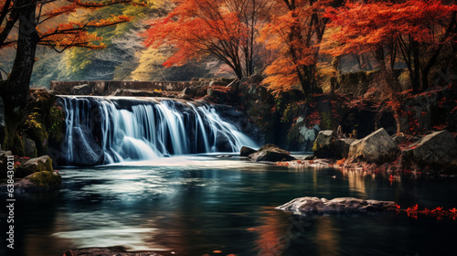 Beautiful scenic autumn landscape for desktop backgrounds  wallpaper etc