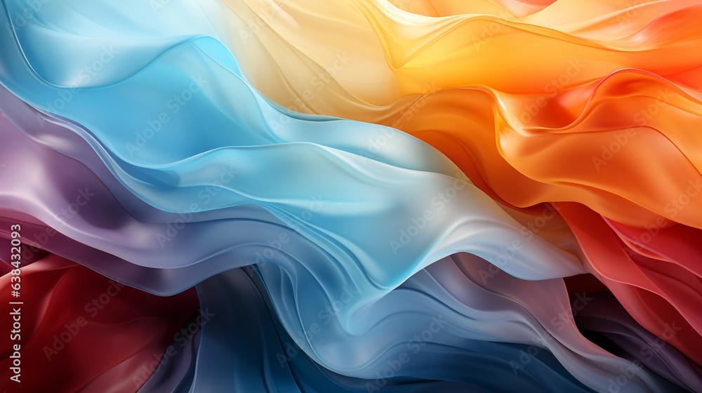 Obraz premium Transparent rainbow background