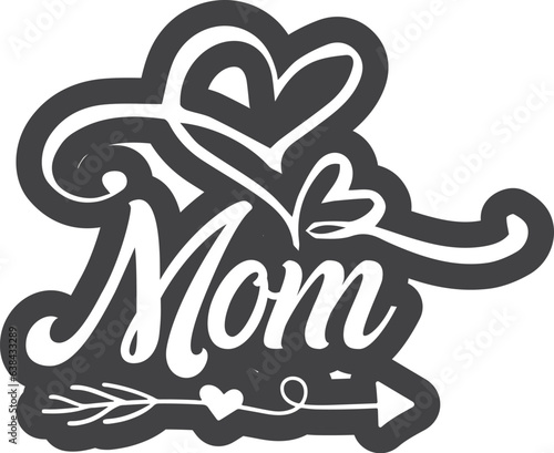 Mom T-Shirt Design, Mom SVG T-Shirt Design