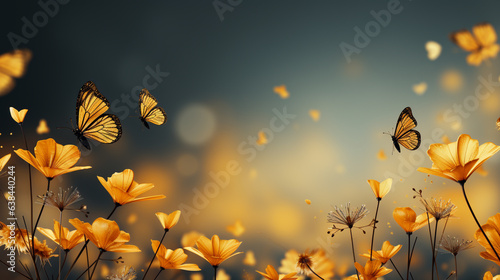 Wallpaper Mural yellow transparent graphic background Torontodigital.ca