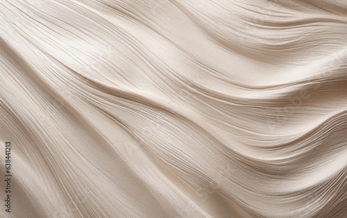 Luxurious Textile Elegance: Abstract Illustration with Flowing Curves. AI