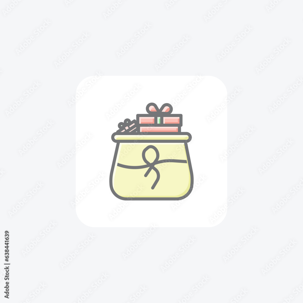 Radiant Festive Surprises Awesome Lineal Icon Radiant Festive Surprises Awesome Lineal Icon