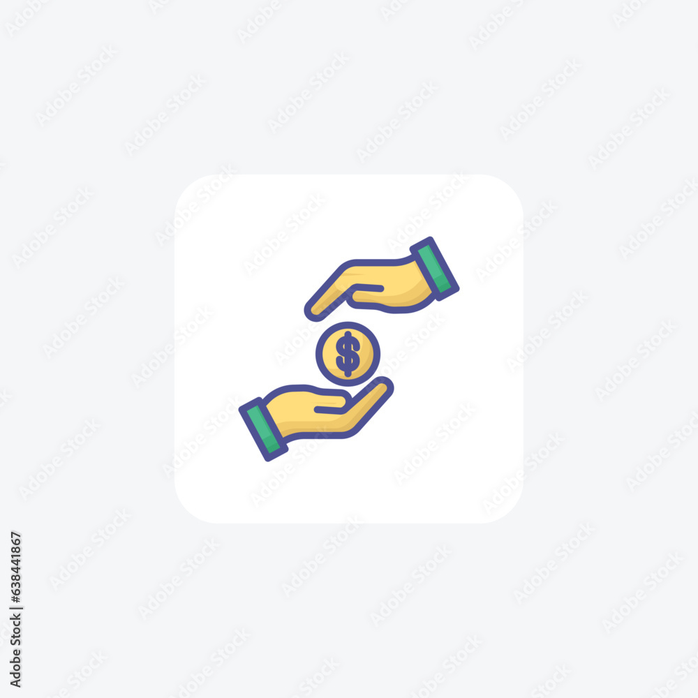 Captivating Christmas Money Filled Outline Icon Captivating Christmas Money Filled Outline Icon