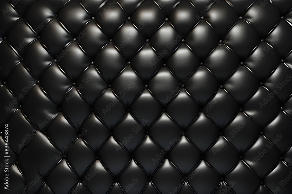 black annd white leather bubbles in black background Generative Ai black annd white leather bubbles in black background Generative Ai
