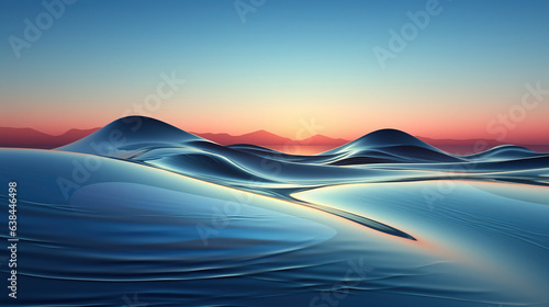 Ocean Water Surface Foamy Waves Seascape Background AI Generative