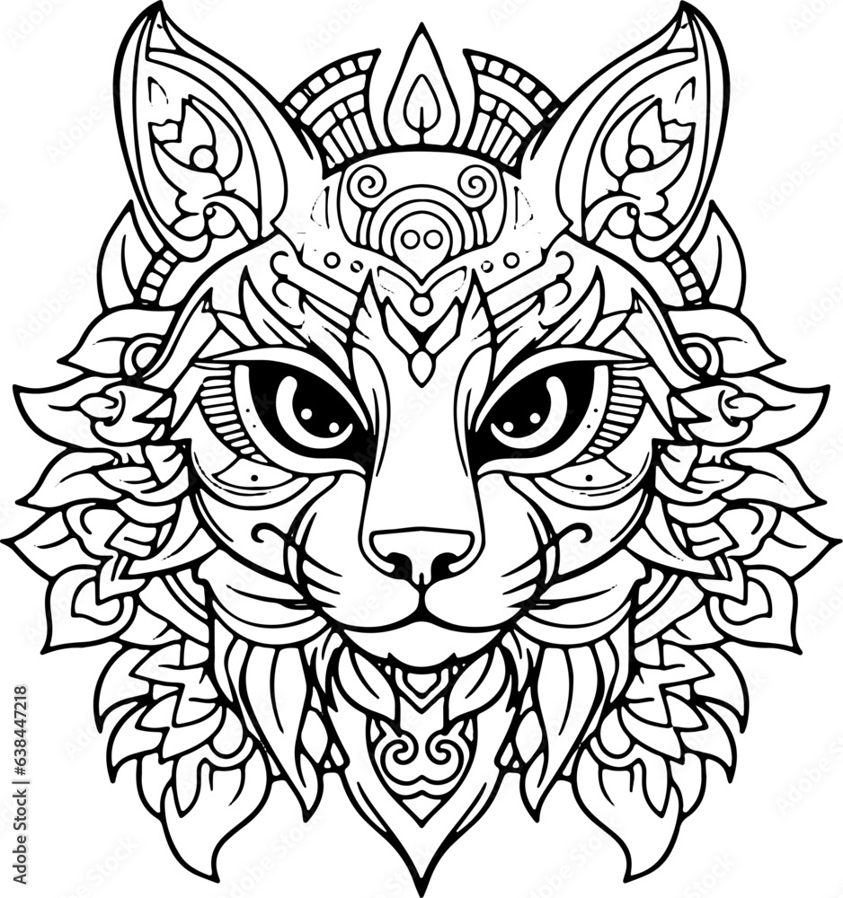 Obraz premium Coloring Page, Malbuch - Verschiedene - Vectorized