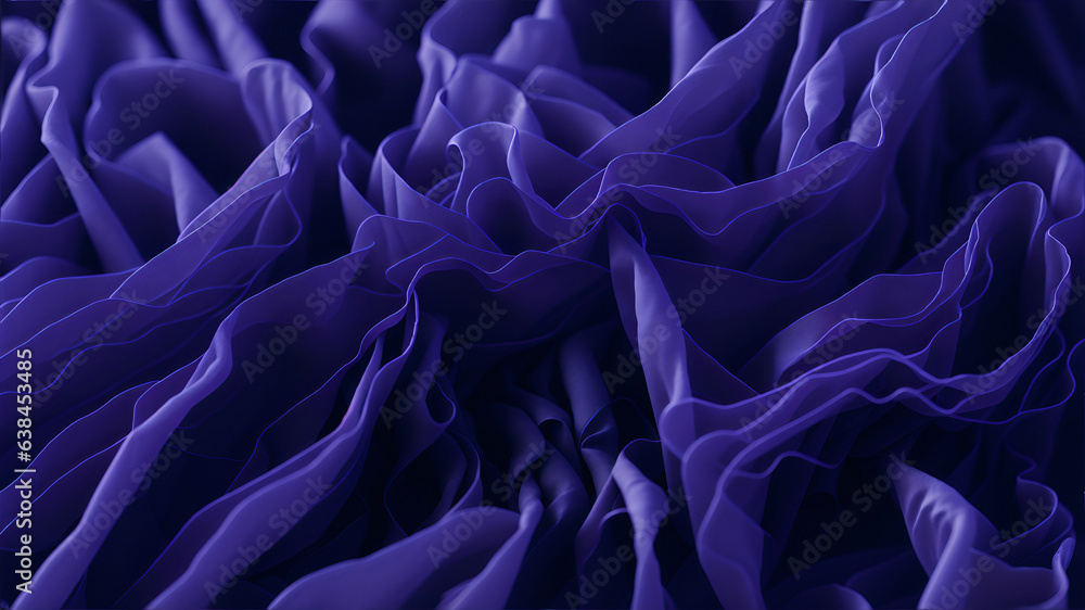 Satin Purple Textile Texture - Silk Ruffles on a dark background Satin Purple Textile Texture - Silk Ruffles on a dark background