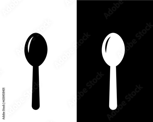 Spoon and fork icon ,Restaurant icon vector logo design template