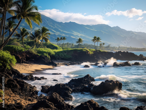 a beautiful beach in Maui © Metzae