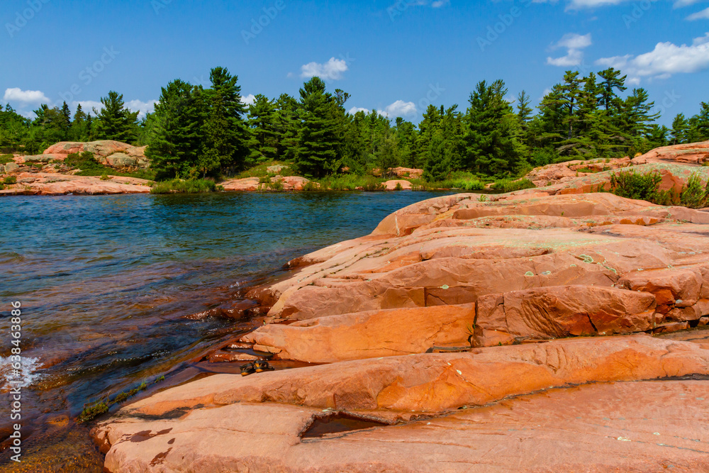 Fotografie Shoreline along lake Huron