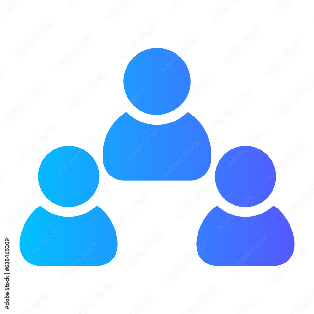 people gradient icon people gradient icon