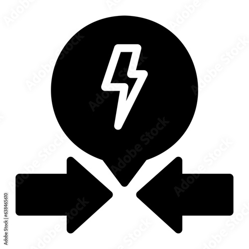 conflict glyph icon