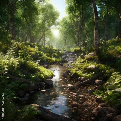 creek in the jungle