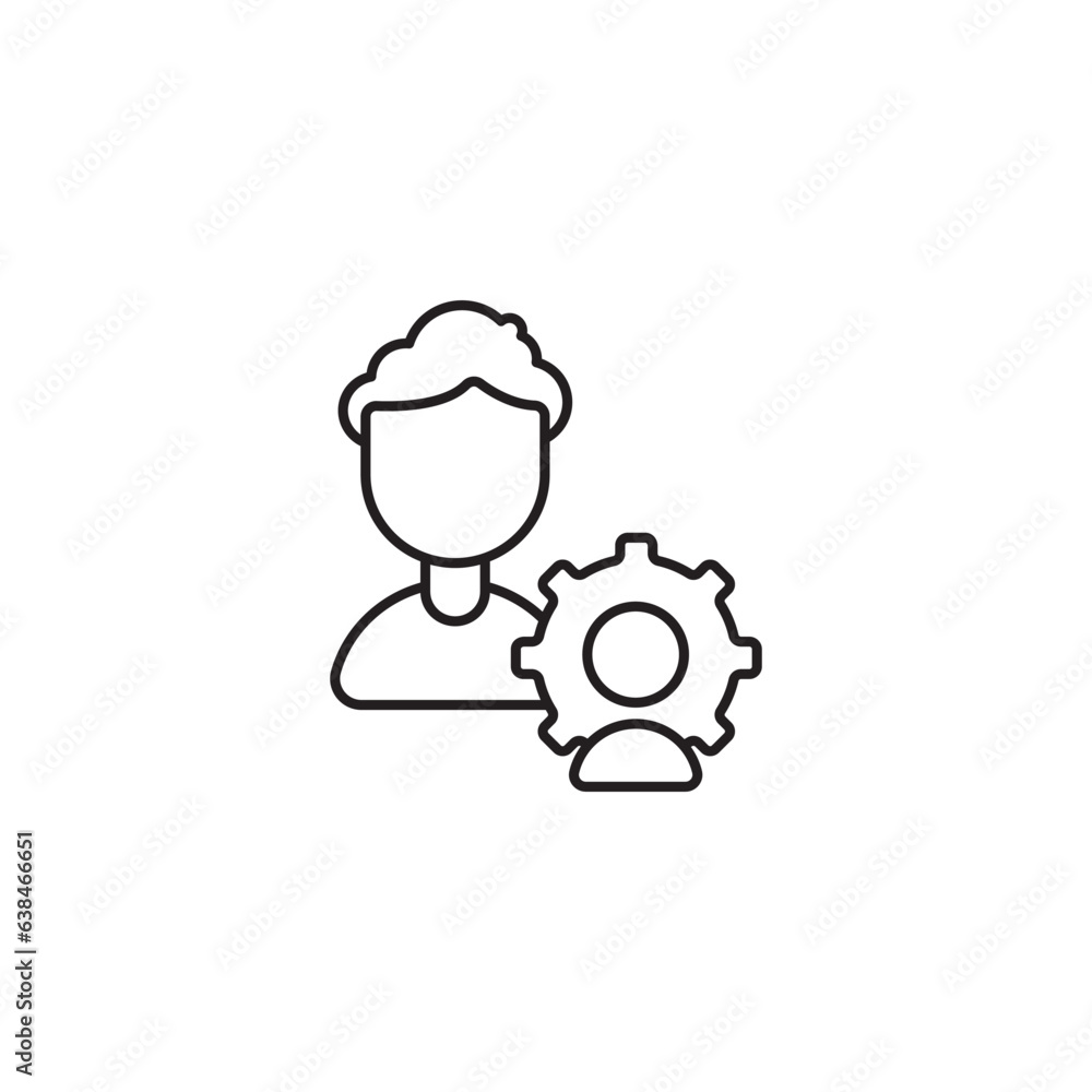 Fototapeta premium Teamwork icon design with white background stock illustration